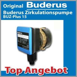Buderus Zirkulationspumpe Trinkwasserpumpe BUZ Plus 15