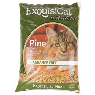 Cat Sale ExquisiCat Naturals Fragrance Free Pine Cat Litter