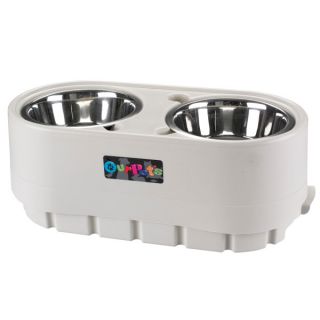 Dog Bowls & Feeding Accessories Elevated Adjustable Storage Feeder from Our Pets Company for Dogs