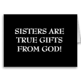 Cards, Note Cards and Funny Sister Birthday Greeting Card Templates
