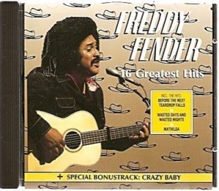 FREDDY FENDER CD 16 GREATEST HITS & SPECIAL BONUS