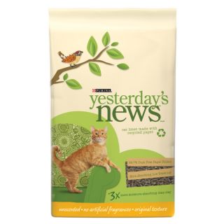 Dust Free Cat Litter  Purina Yesterday's News brand Original formula Unscented Cat Litter