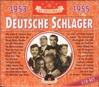 Deutsche Schlager 1953   1955   Polydor   3 Cds   siehe komplette
