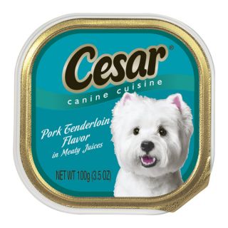 Cesar Canine Cuisine Pork Tenderloin Dog Food   Sale   Dog