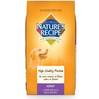 Nature's Recipe Adult Lamb Meal and Rice Natural Dog Food   Sale   Dog