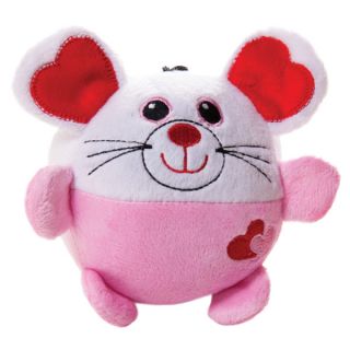 Luv A Pet Ball Body w/Heart Dog Toy   Mouse