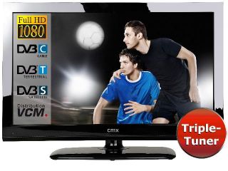 CMX LED TV Gerät 60cm (24 Zoll) Full HD, Triple Tuner, DVB T/ C/ S2