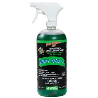 Zoo Med Wipe Out Terrarium Cleaner   Cleaning   Reptile