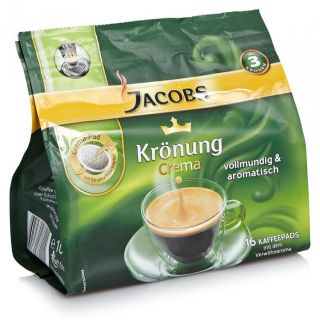 23,33 EUR/kg) JACOBS Krönung Crema Kaffeepads   16 Pads