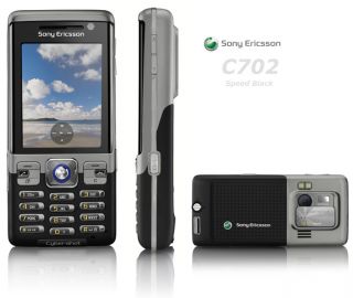 Sony Ericsson C702 in Handy in Speed Black