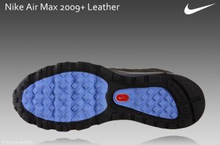 Nike Air Max 2009 + Leather Gr.43 Schuhe Leder Sneaker 90 schwarz