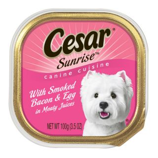 cesar® Sunrise Canine Cuisine with Smoked Bacon & Egg in Meaty Juices   Sale   Dog