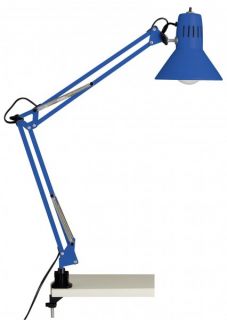 Schreibtischlampe Klemmleuchte Leselampe Bürolampe blau