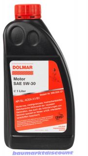 Dolmar Motoröl SAE 5W 30 1 Liter Nr. 980.008.121