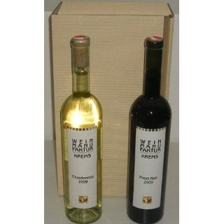 Krems Wein Manufaktur Chardonnay und Pinot Noir Wein im 2er creme