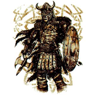 Gothic Odin Viking Warrior Wikinger Thor Wotan Mittelalter T Shirt