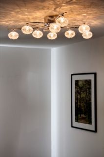 Design Leuchte von Philips Eseo CHROM Deckenleuchte Deckenlampe Lampe