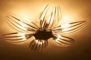 Deckenleuchte Deckenlampe Chrom Design Lampe Leuchte Deckenlampen