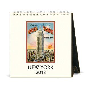 2013 Kalender, Tisch Kalender, New York, v. Cavallini Papers mit