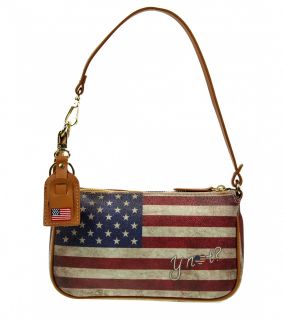 NOT? Umhängetasche Amerika Flagge Handtasche Clutch Bag