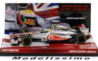 43 Minichamps McLaren British GP Hamil. 2012 1000