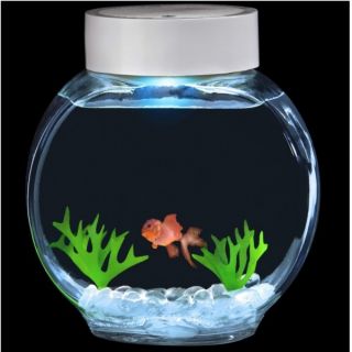 elektronischer Goldfisch im Glas   Fincredibles Aquarium