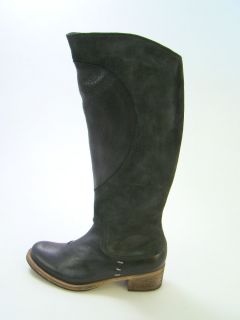 XYXYX Vintage Leder Stiefel schwarz 41 (40) NEU Nappaleder flach Boots