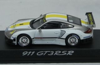 Modellauto Norev Porsche GT3 RSR 143 2012 Präsentation Porsche