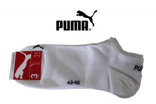 Paar Herren Puma Sneaker Socken weiß 47/49