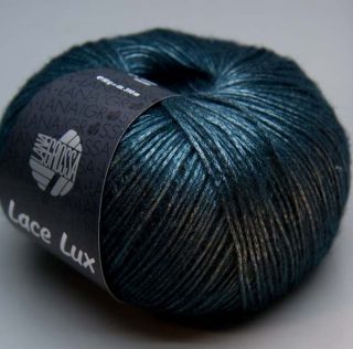 Lana Grossa Lace Lux 007 petrol 50g Wolle