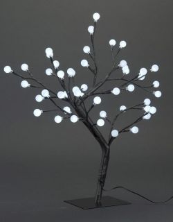 LED Lichterbaum Lichterkette Lichterzweig Baum Zweig 48 LED weiss