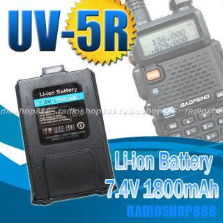BAOFENG UV 5R 7.4V 1800MAH Original Li ion Battery