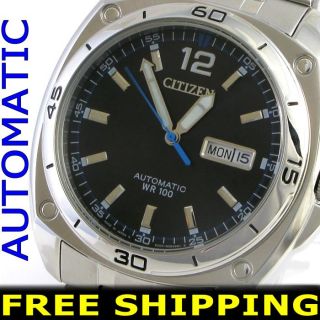 Citizen Men Automatic Mech Sapphire Watch +Intl Warranty +Box NH7470