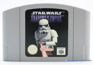 N64 Spiel   STAR WARS   SHADOWS OF THE EMPIRE (nur das Modul)   für