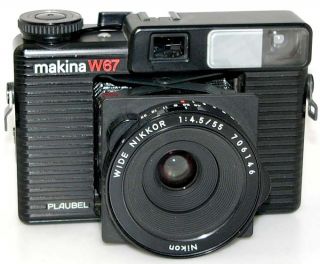 Makina W67 Spreizenkamera mit Nikon Wide Nikkor 4,5/55 mm