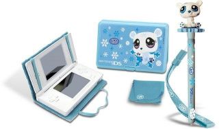 Starter Kit fuer Nintendo DS Lite Tasche GameCase Stylus Littlest Pet