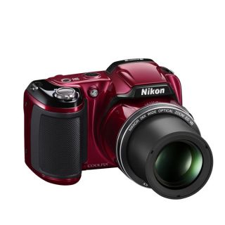 Nikon CoolPix L810 Digitalkamera 16,1MP 26 fach opt. Zoom rot