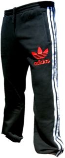 Adidas Hose Large Trefoil Pant Freizeit Jogging Training schwarz
