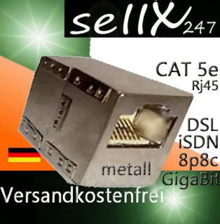 CAT 5e iSDN DSL Patch Kabel Modular Kupplung Verbinder Rj45 Buchse