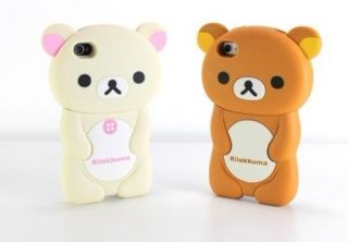 Weiß Edel Teddy Bär bear 3D iphone 4 S Tasche Schutz Hülle Case