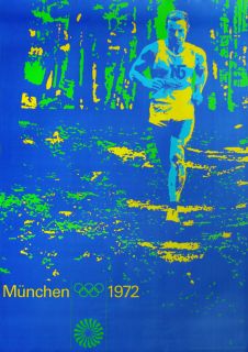 Olympische Spiele 1972 Motiv Marathon DIN A0 OLYMPIADE