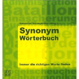 Synonym Wörterbuch Sebastian Baumgärtner Bücher