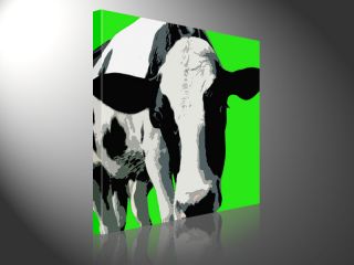 THE COW 80x80cm POP ART BILDER DRUCK DESIGN #e1883