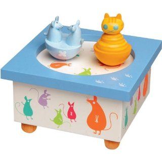 Spieluhr TR Holz Katze/Maus Kinder Spieluhr (Spieldose, Musikdose