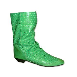 Aces of London Grüne Sommerstiefel Damenschuhe Markenschuhe Stiefel