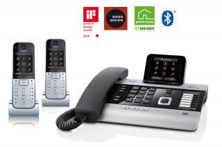 Siemens Gigaset DX800A + 2x SL78H   All in One Telefon Set / AB VOIP