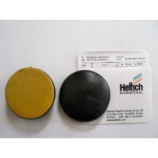 Hettich Wandpuffer Gummi selbstklebend schwarz, Ø 40 mm, H 10 mm, 2