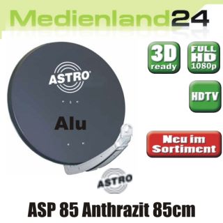 Astro ASP 85 Sat Spiegel 85cm Sat Schüssel Aluminium Anthrazit