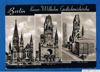 AK Berlin Kaiser Wilhelm Gedächtniskirche von 1958