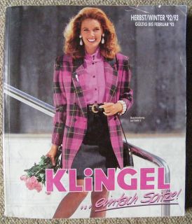 Versandhaus KLINGEL Katalog HW 1992/93   887 Seiten, Hauptkatalog